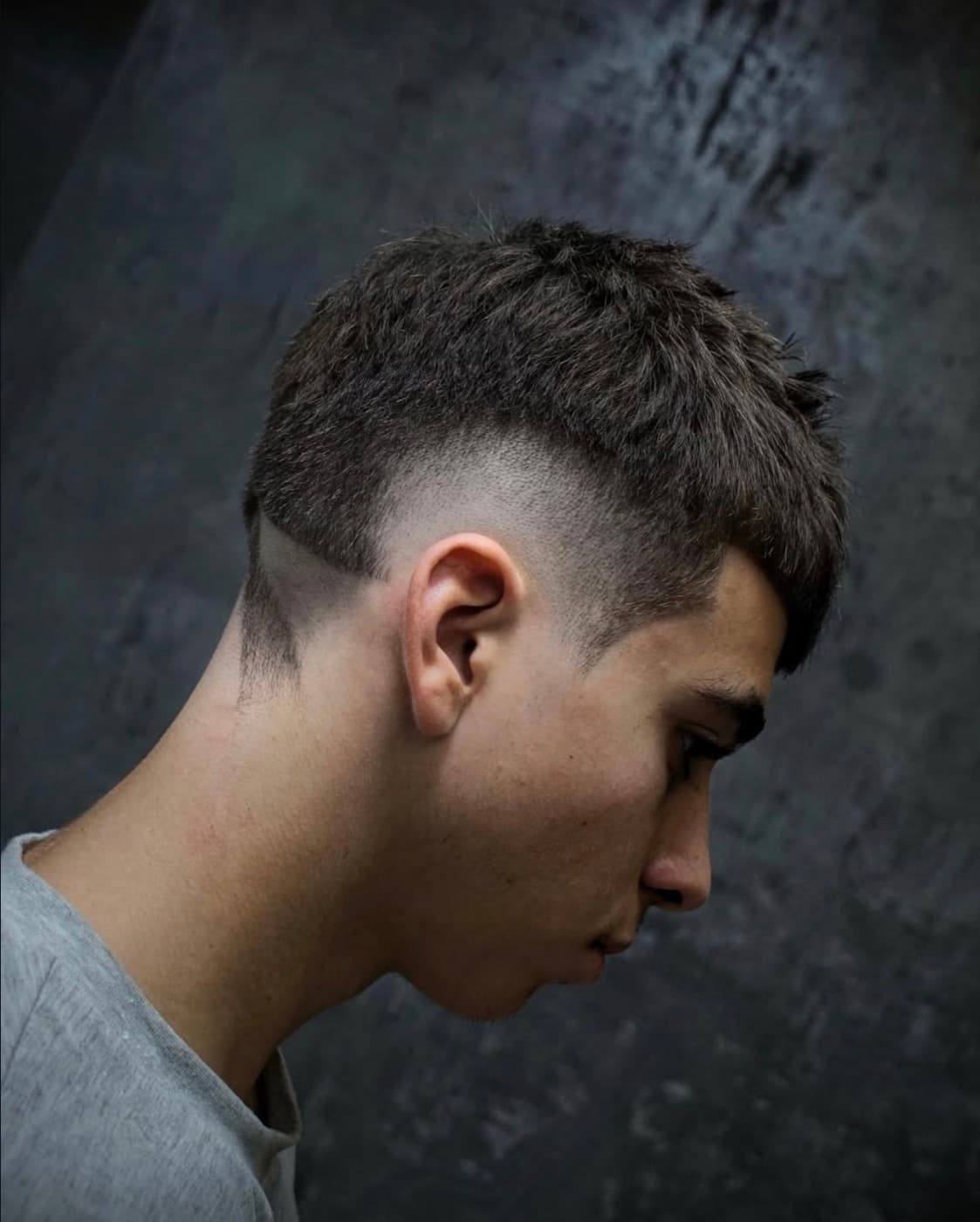 Precision fade profile finished at MK Barbers Level UP in Leixlip